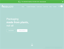 Tablet Screenshot of ecoware.co.nz