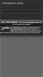 Mobile Screenshot of ecoware.com